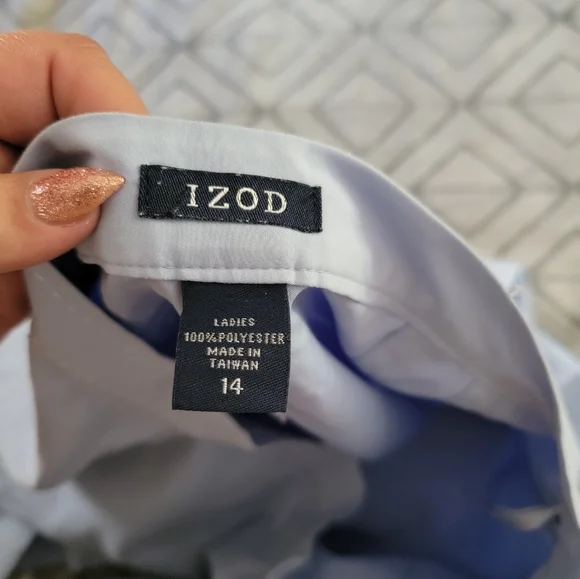 Izod womens light blue golf skort - size 14 - Picture 5 of 7